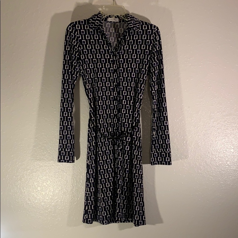Calvin Klein Women Stretch Dress Long Sleeve